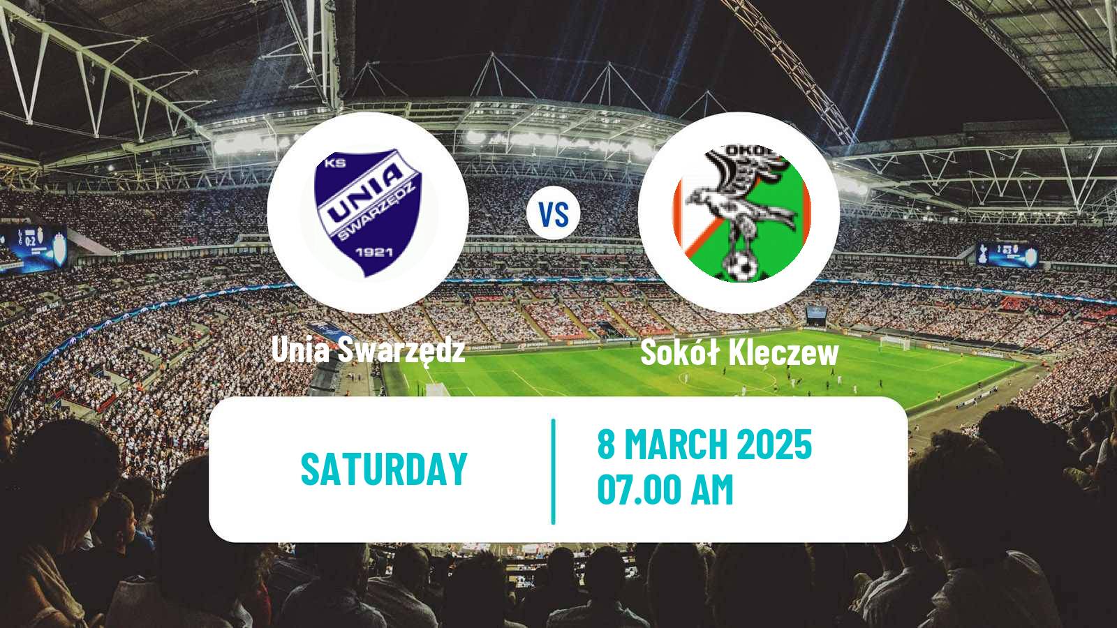 Football Polish Division 3 - Group II Unia Swarzędz - Sokół Kleczew