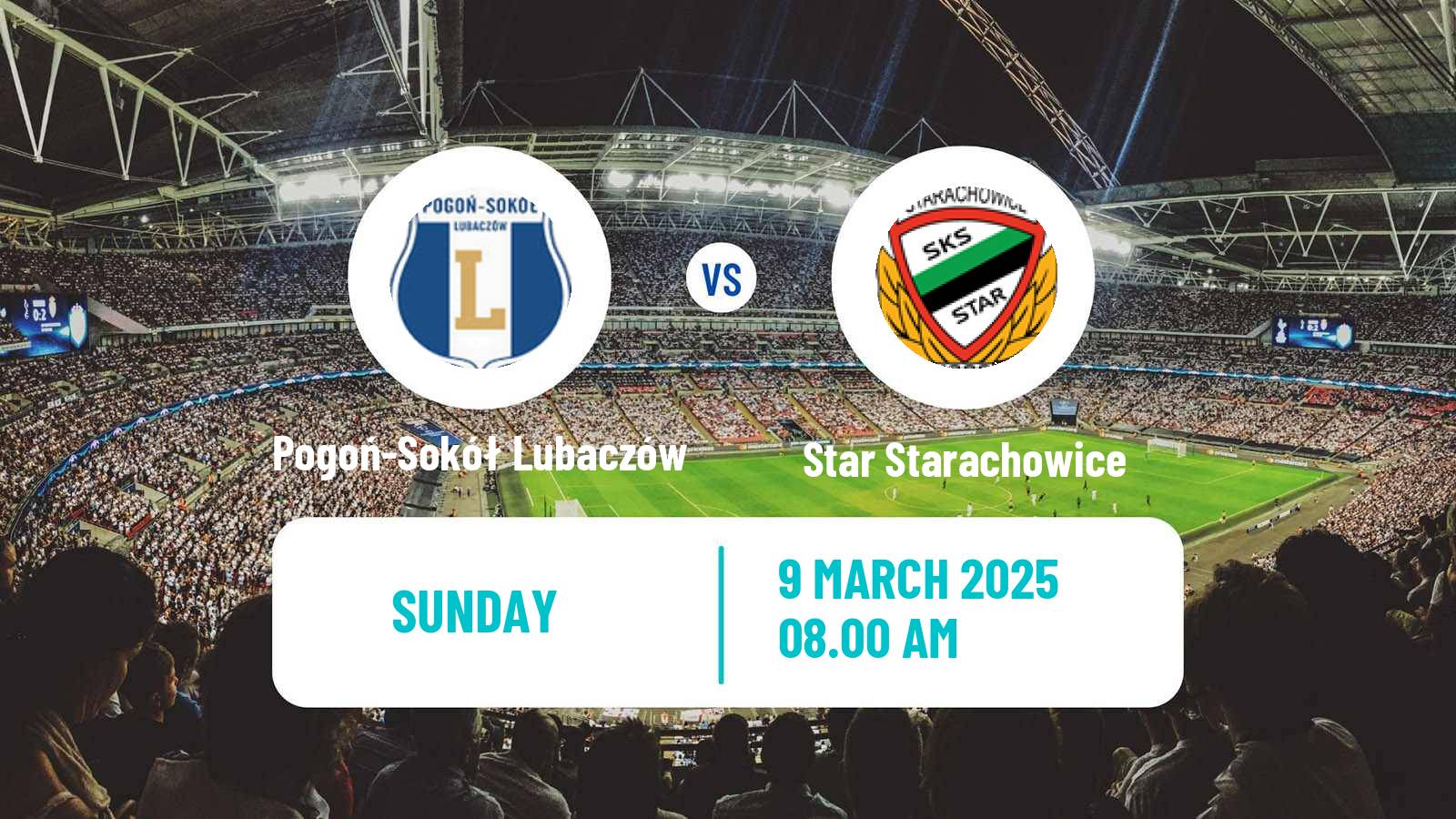 Soccer Polish Division 3 - Group IV Pogoń-Sokół Lubaczów - Star Starachowice