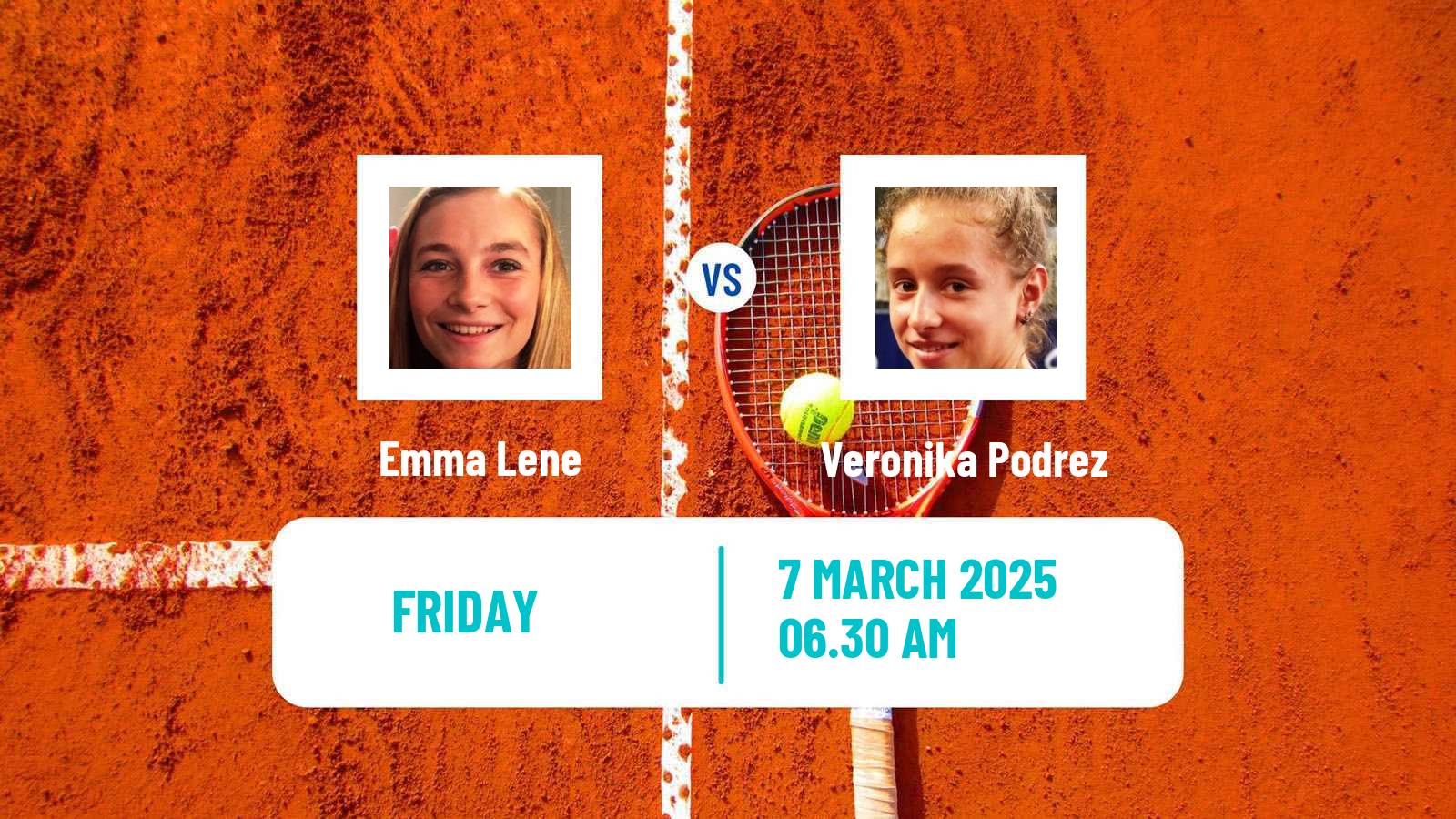 Tennis ITF W15 Hagetmau Women Emma Lene - Veronika Podrez