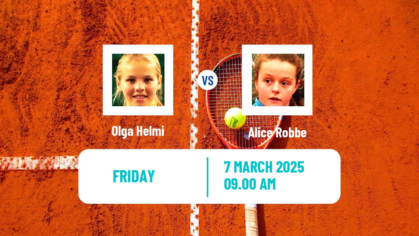 Tennis ITF W15 Hagetmau Women Olga Helmi - Alice Robbe