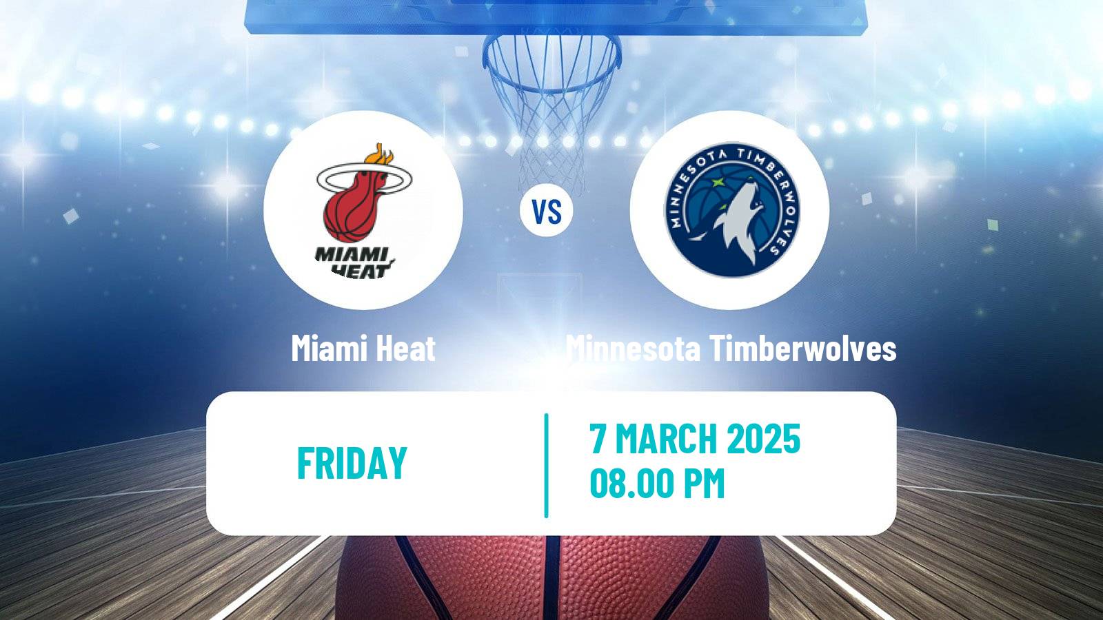 Basketball NBA Miami Heat - Minnesota Timberwolves