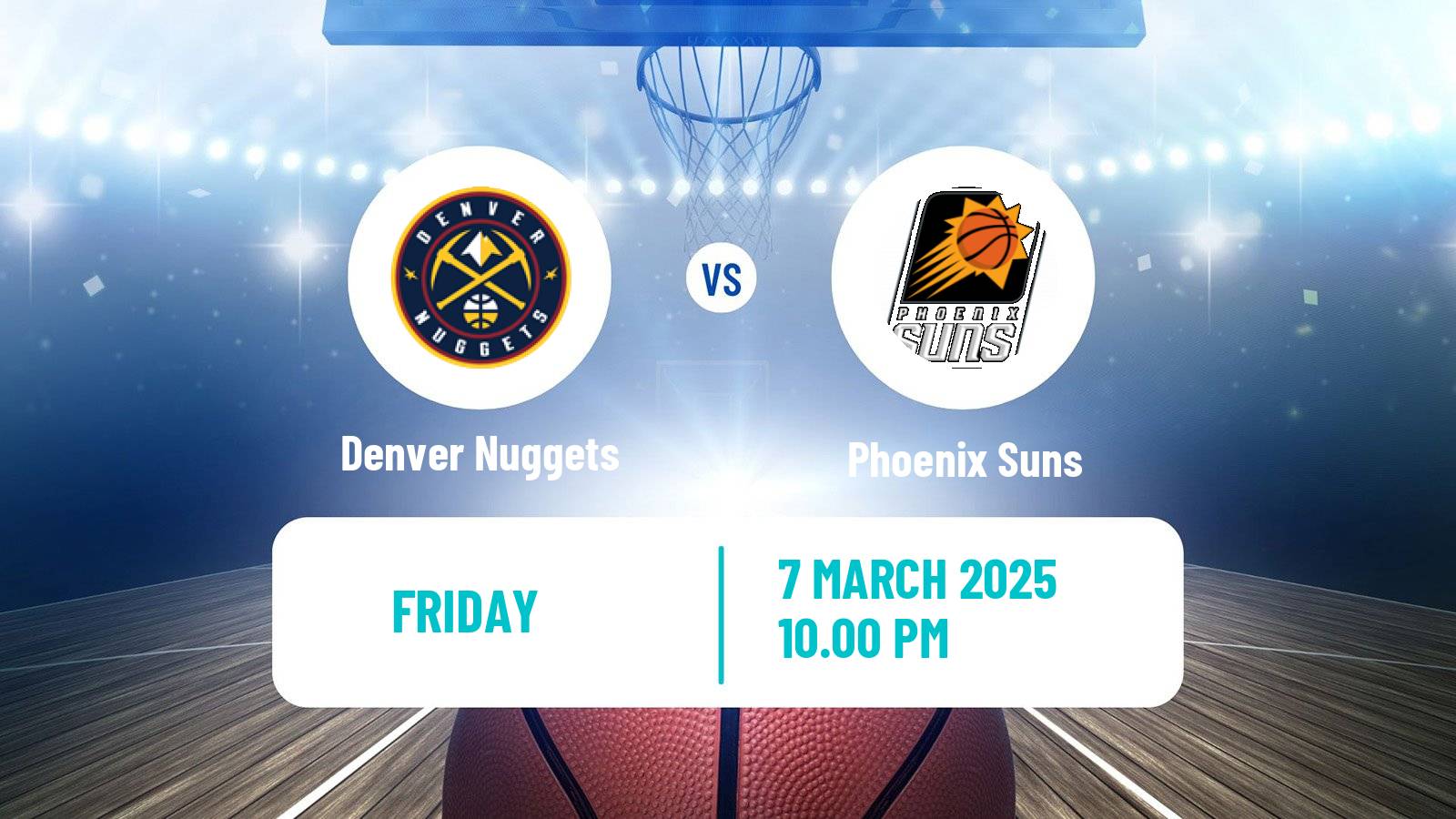 Basketball NBA Denver Nuggets - Phoenix Suns