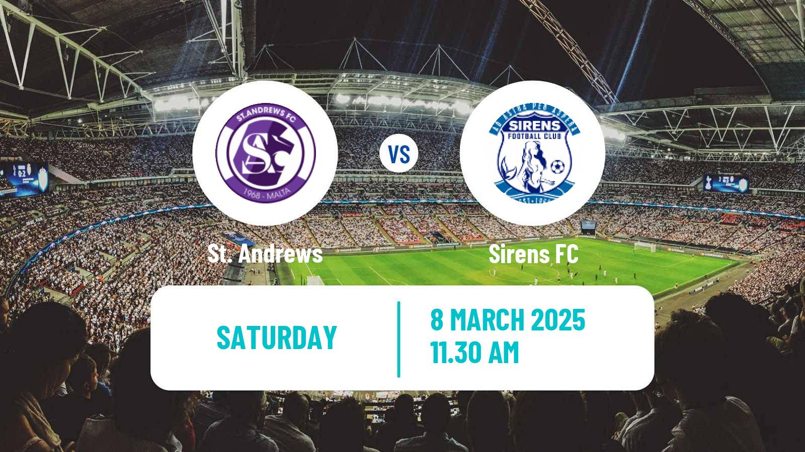 Soccer Maltese Challenge League St. Andrews - Sirens