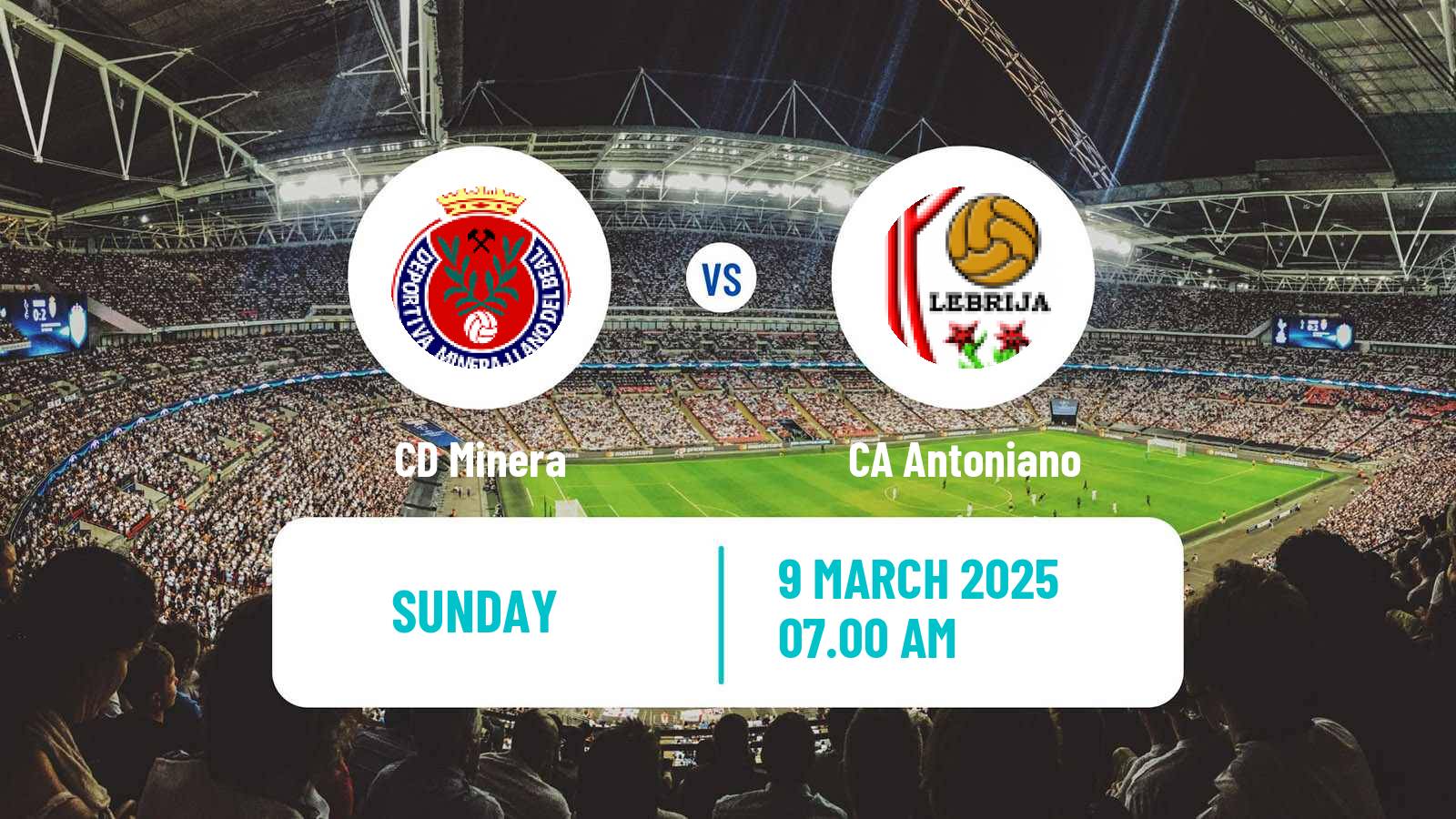 Soccer Spanish Segunda RFEF - Group 4 Minera - Antoniano