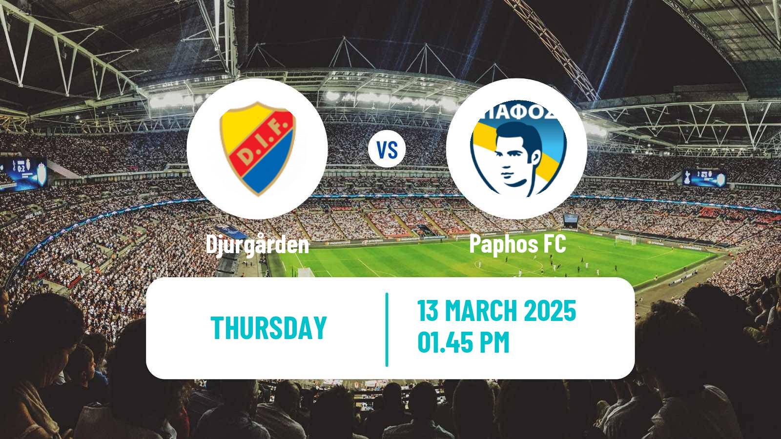 Soccer UEFA Europa Conference League Djurgården - Paphos