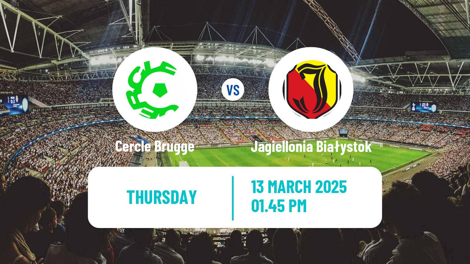 Soccer UEFA Europa Conference League Cercle Brugge - Jagiellonia Białystok