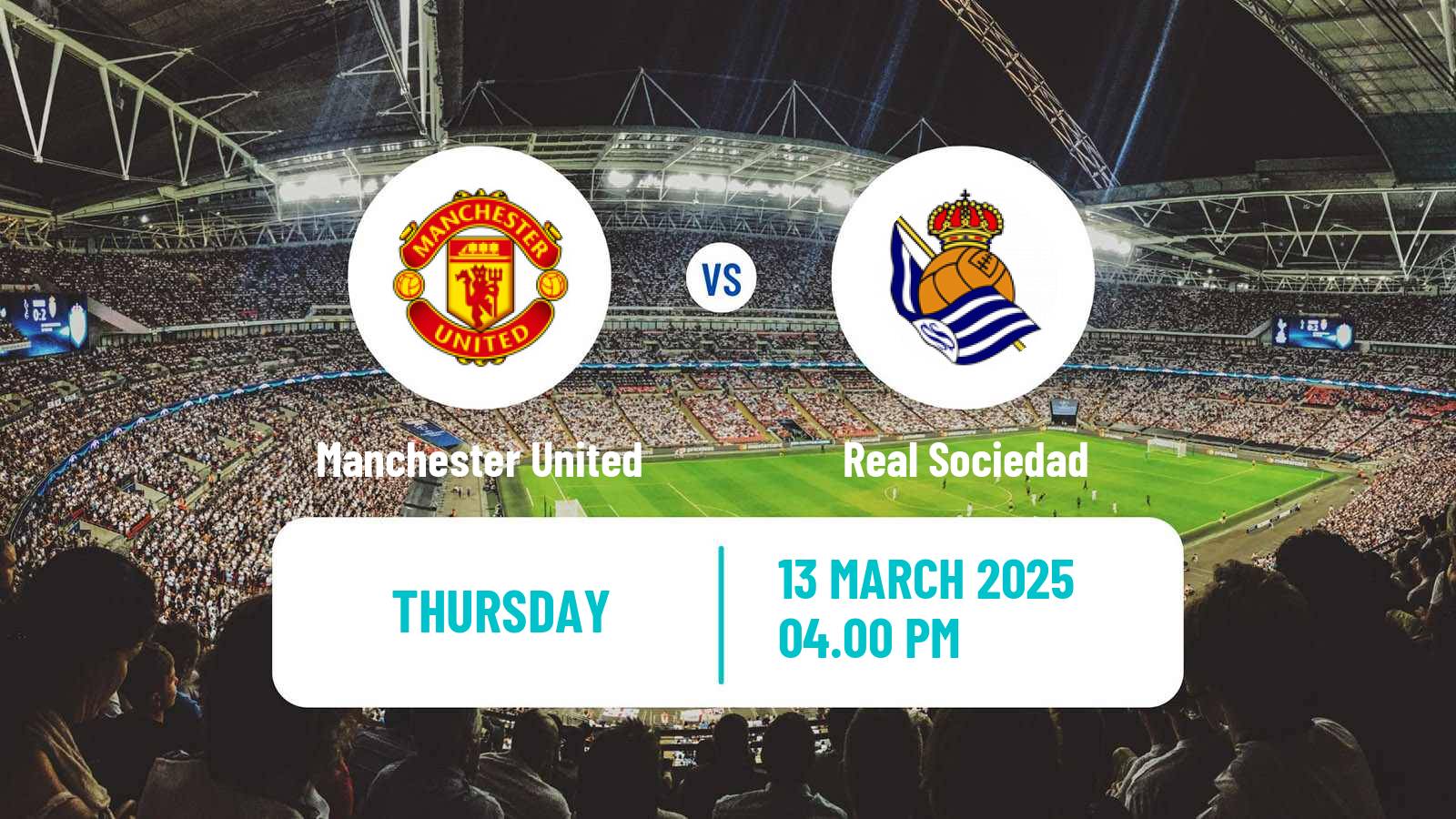 Soccer UEFA Europa League Manchester United - Real Sociedad