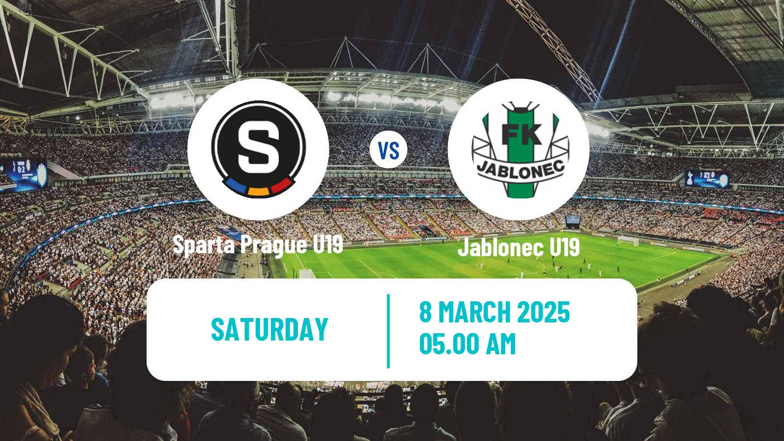 Soccer Czech U19 League Sparta Prague U19 - Jablonec U19