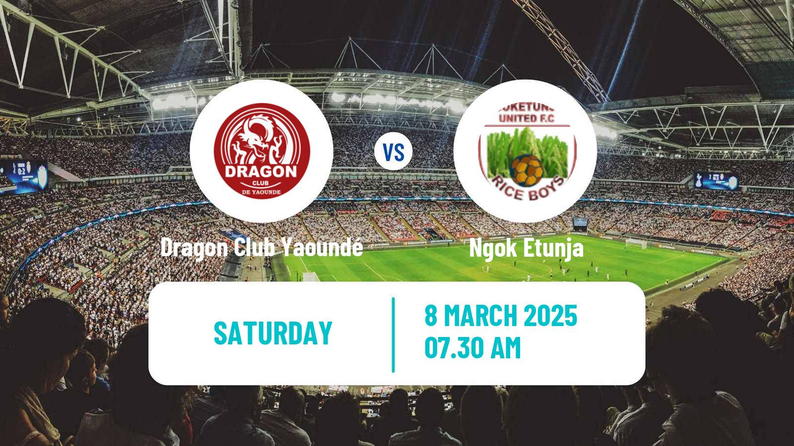 Soccer Cameroon Elite Two Dragon Club Yaoundé - Ngok Etunja