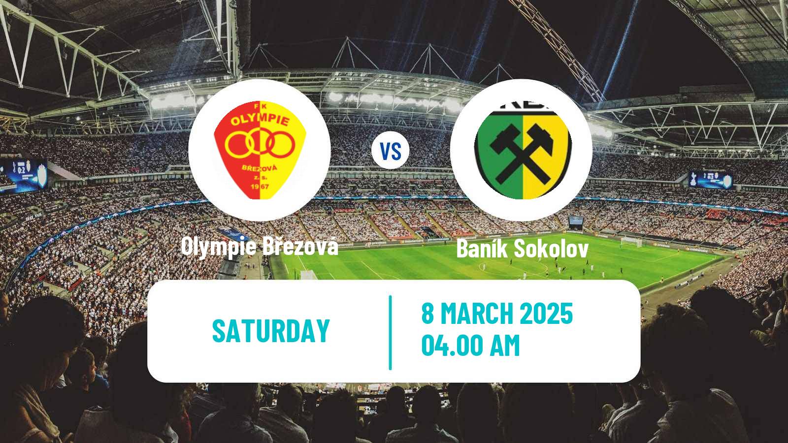 Soccer Czech Division B Olympie Březová - Baník Sokolov