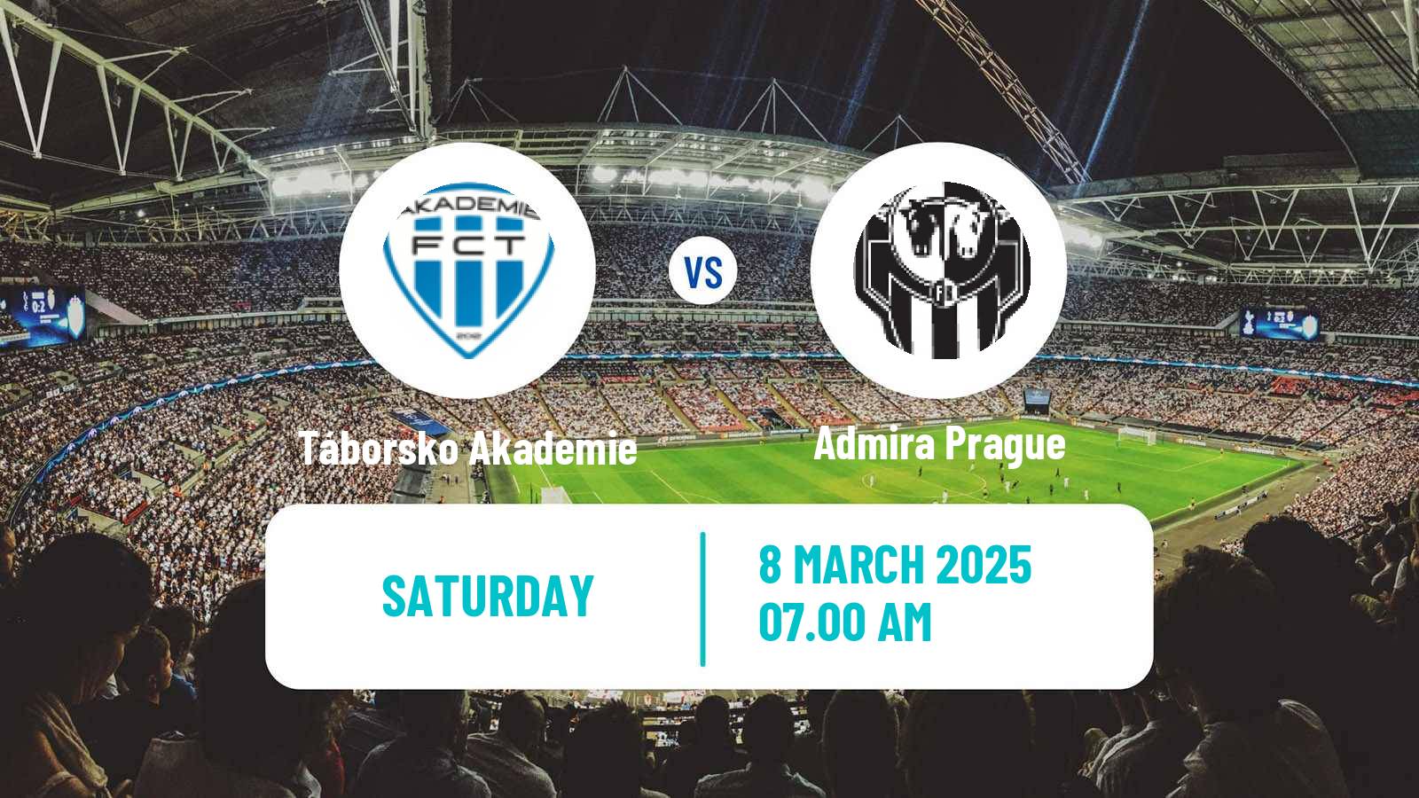 Soccer Czech CFL Group A Táborsko Akademie - Admira Prague