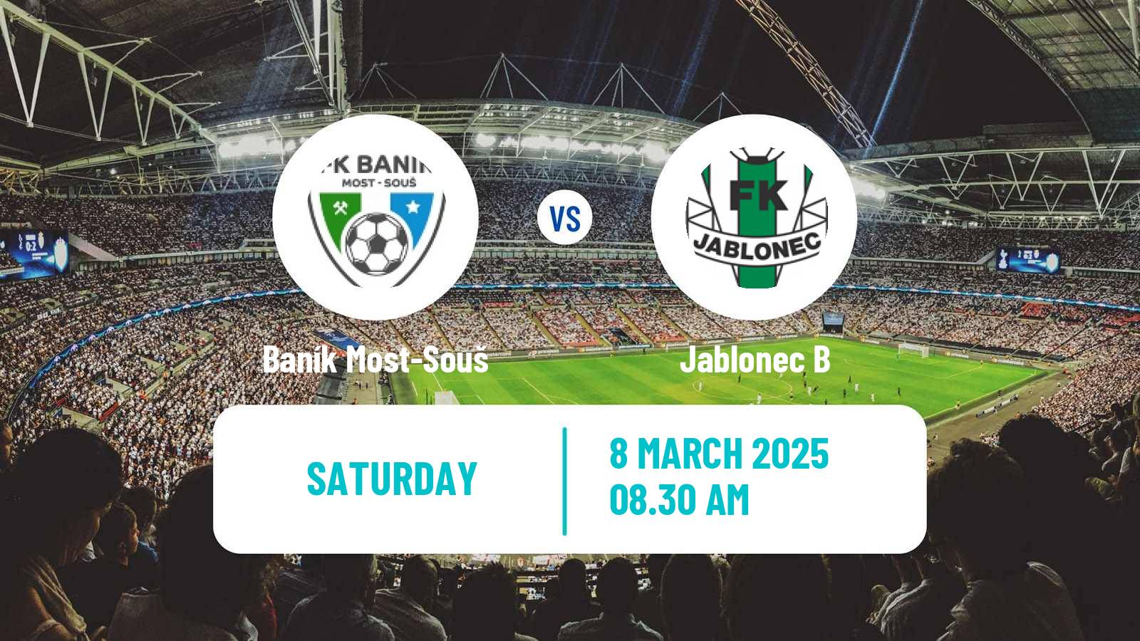 Soccer Czech CFL Group B Baník Most-Souš - Jablonec B