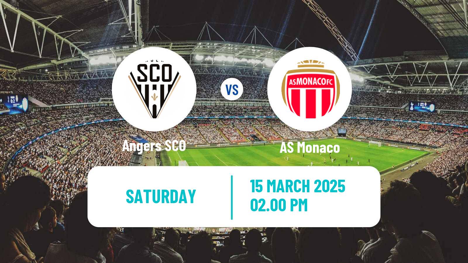 Soccer French Ligue 1 Angers - Monaco
