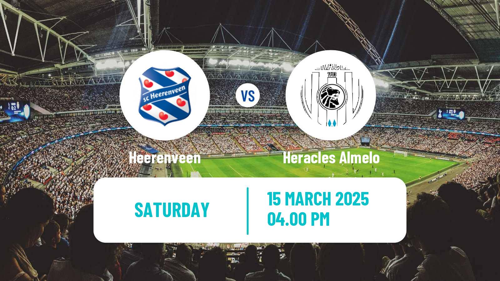 Soccer Dutch Eredivisie Heerenveen - Heracles Almelo