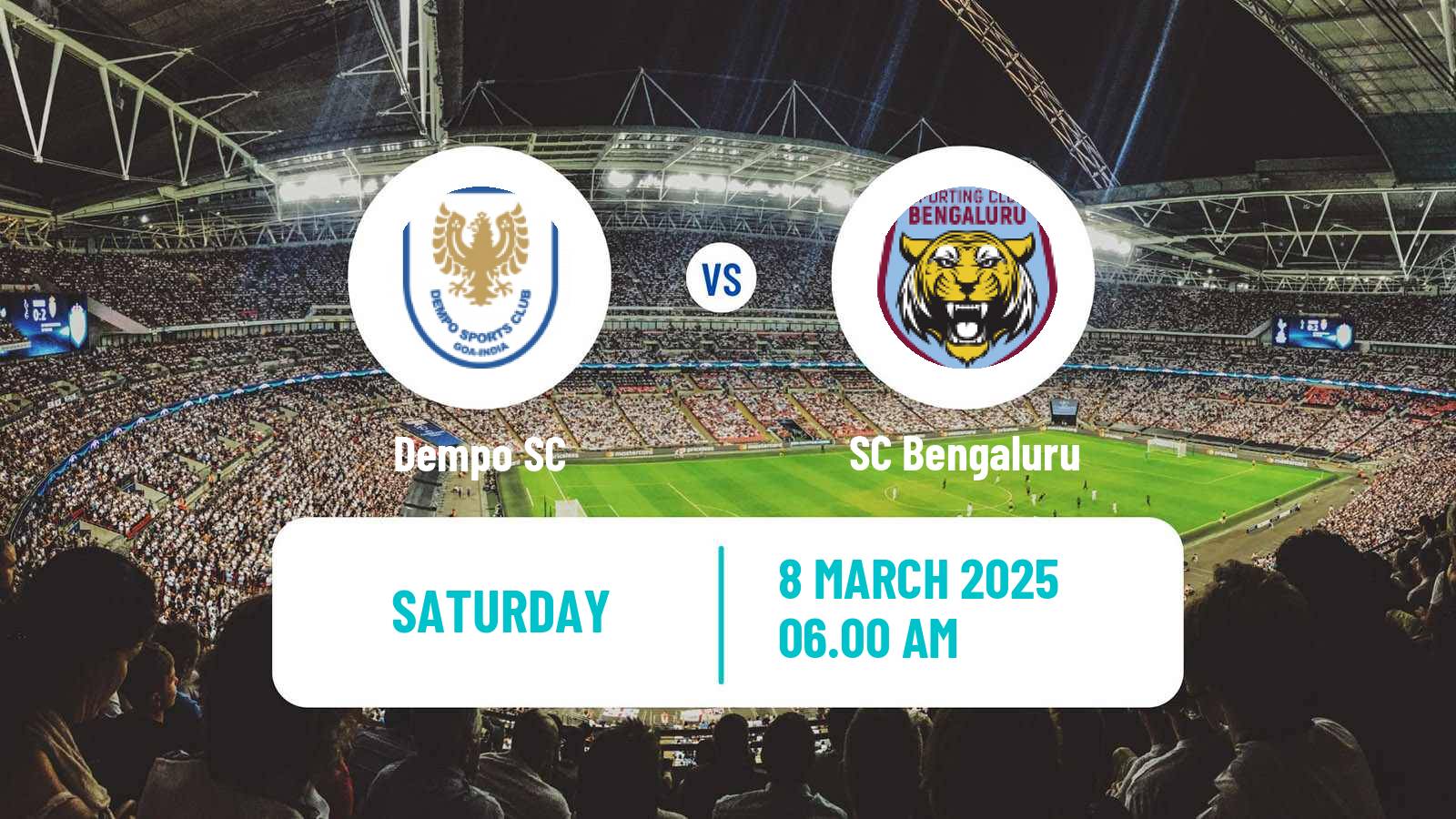 Soccer Indian I-League Dempo - SC Bengaluru