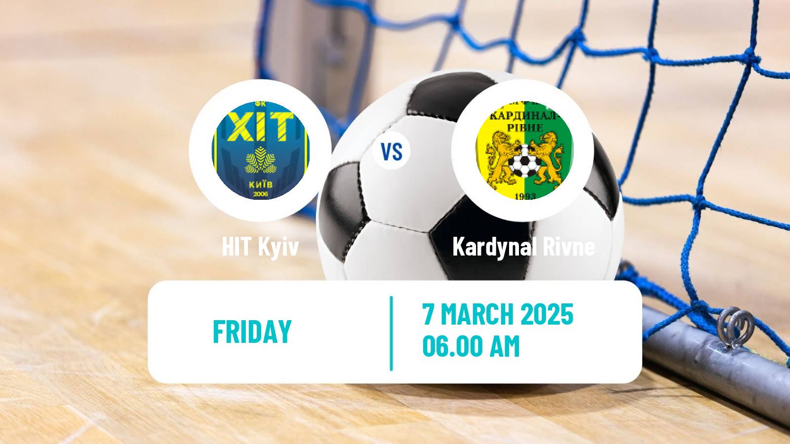 Futsal Ukrainian Extra Liga Futsal HIT Kyiv - Kardynal Rivne