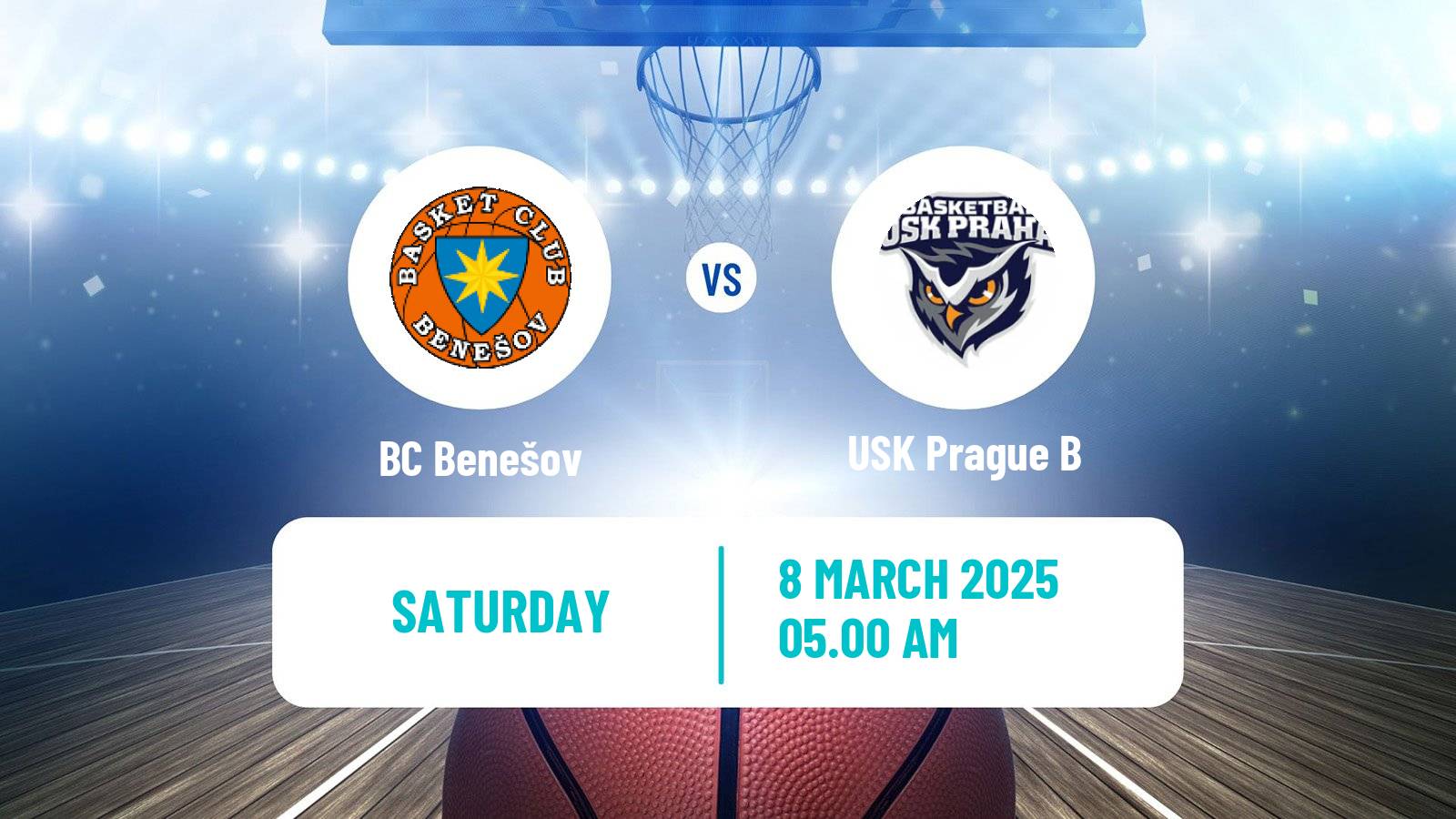 Basketball Czech 1 Liga Basketball Women Benešov - USK Prague B