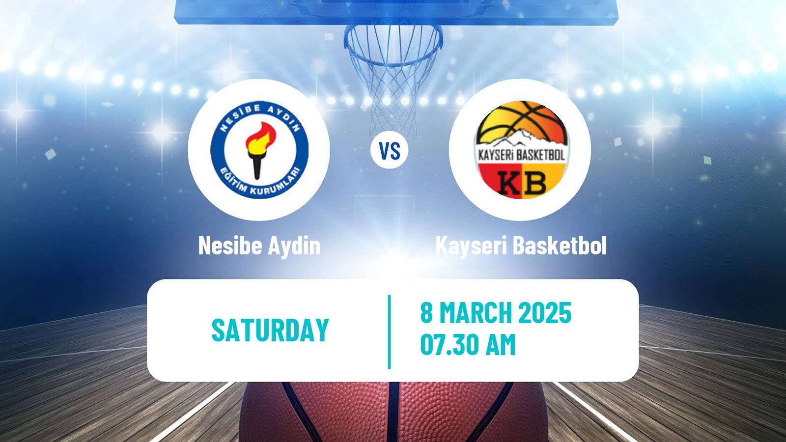Basketball Turkish Basketball League Women Nesibe Aydin - Kayseri Basketbol