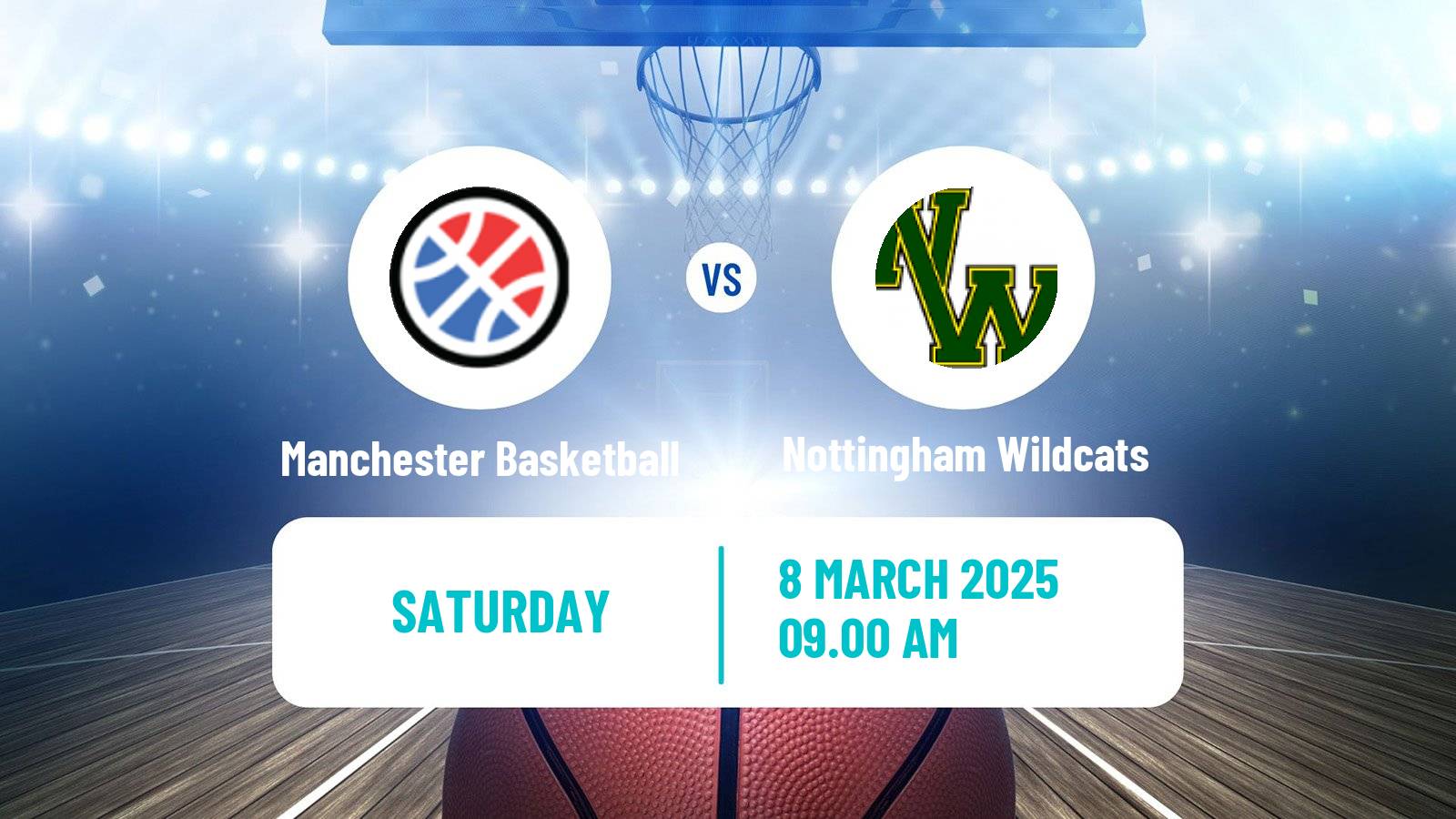 Basketball British WBBL Manchester Basketball - Nottingham Wildcats