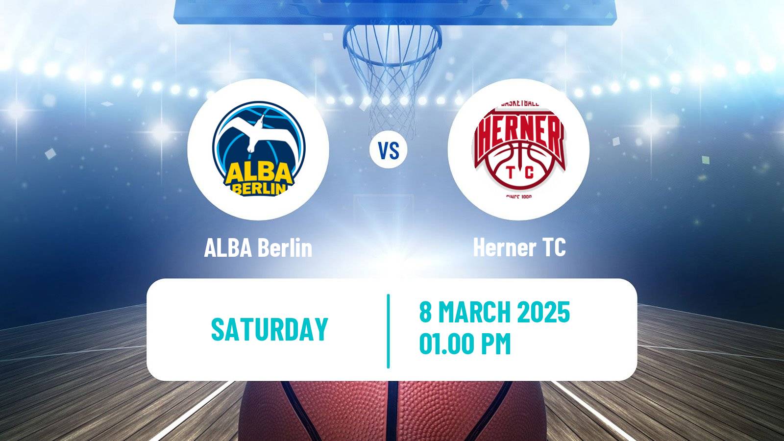 Basketball German DBBL ALBA Berlin - Herner
