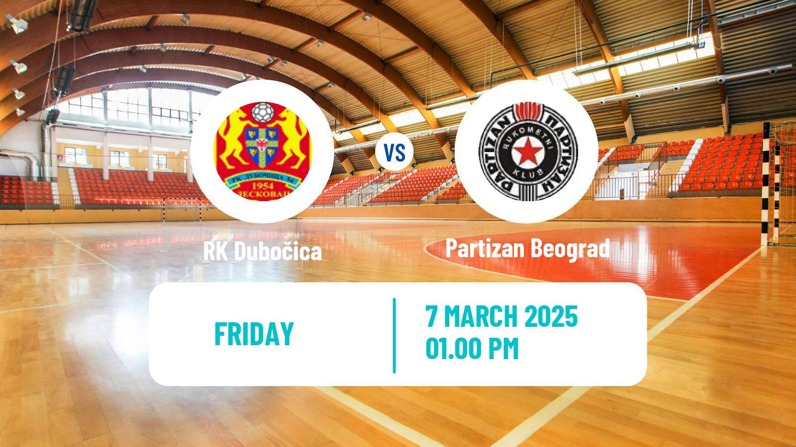 Handball Serbian Superliga Handball Dubočica - Partizan Beograd