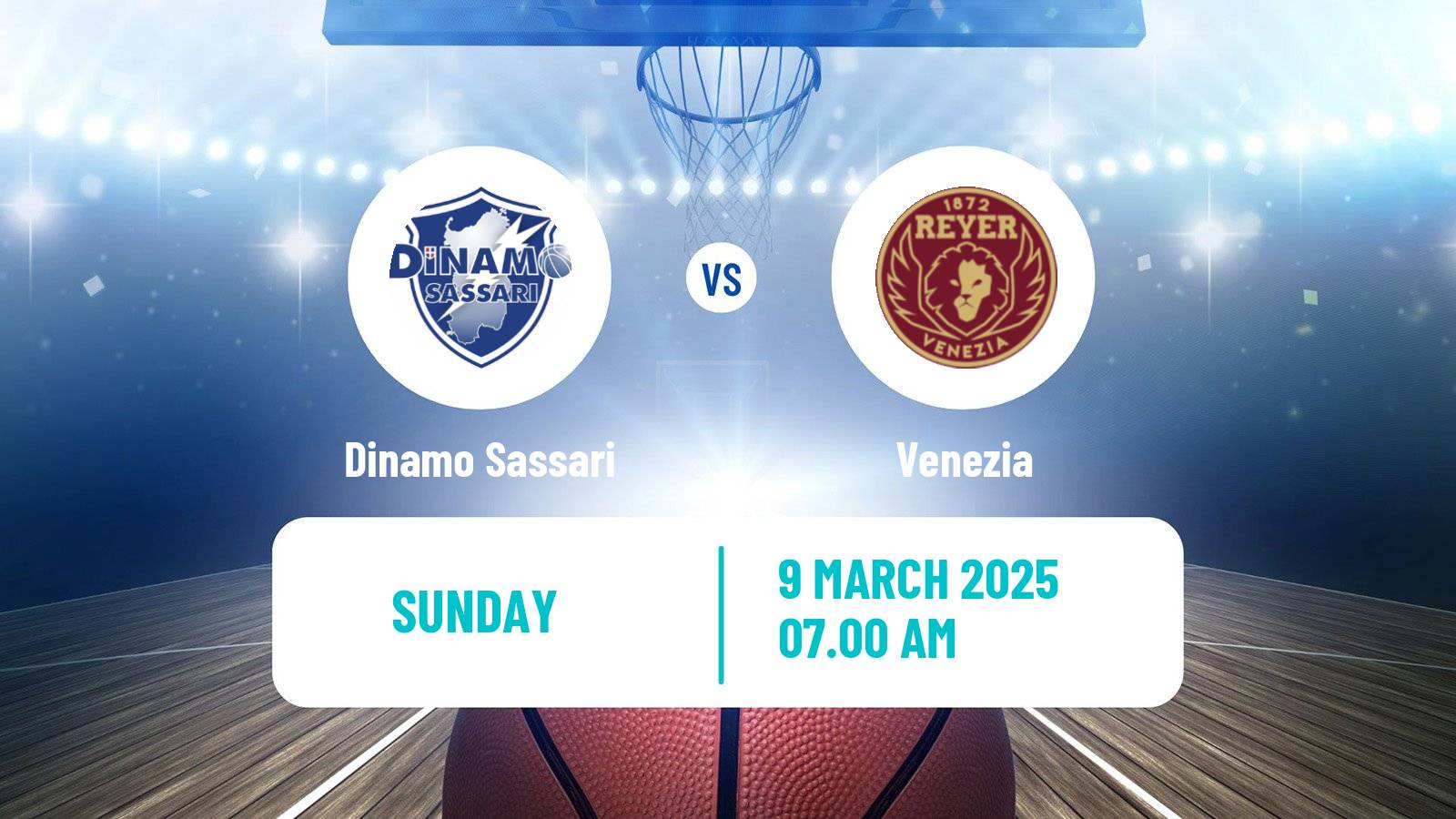 Basketball Italian Lega A Basketball Dinamo Sassari - Venezia