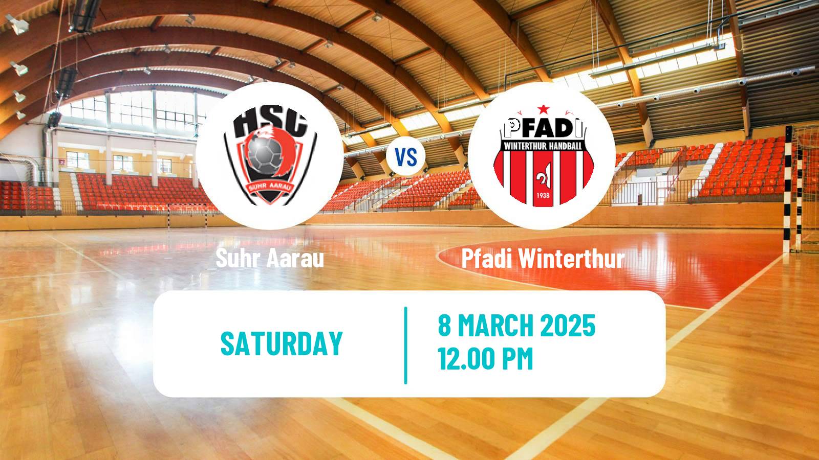 Handball Swiss NLA Handball Suhr Aarau - Pfadi Winterthur
