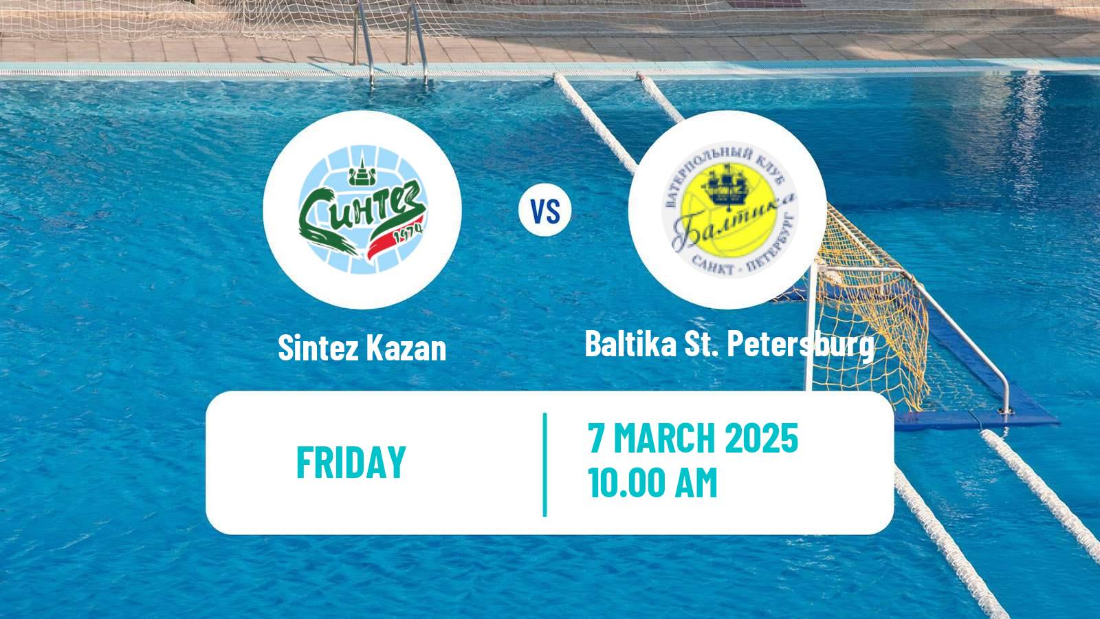 Water polo Russian Championship Water Polo Sintez Kazan - Baltika St. Petersburg