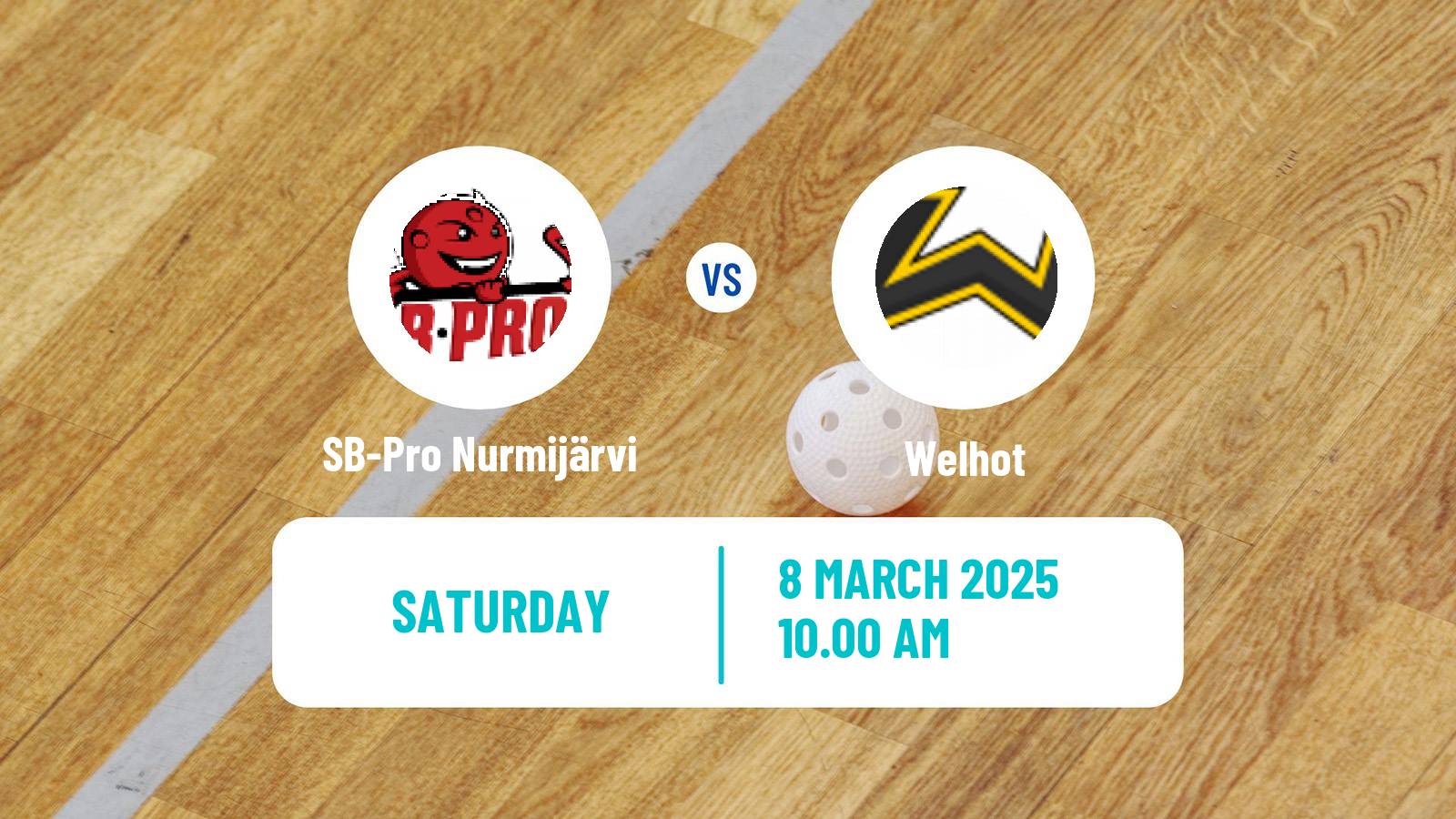 Floorball Finnish F-Liiga Women SB-Pro Nurmijärvi - Welhot