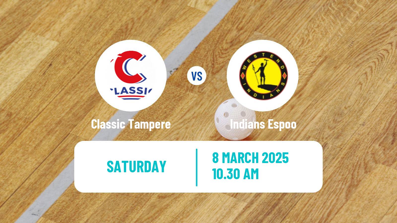 Floorball Finnish F-Liiga Classic Tampere - Indians Espoo