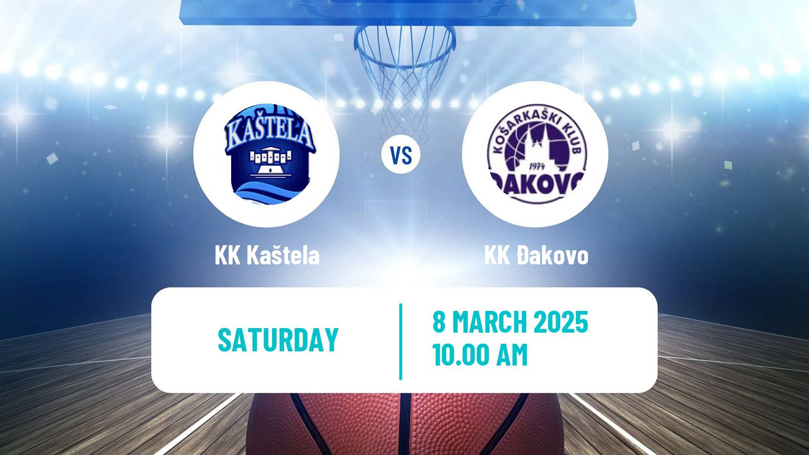 Basketball Croatian Prva Liga Basketball Kaštela - Đakovo