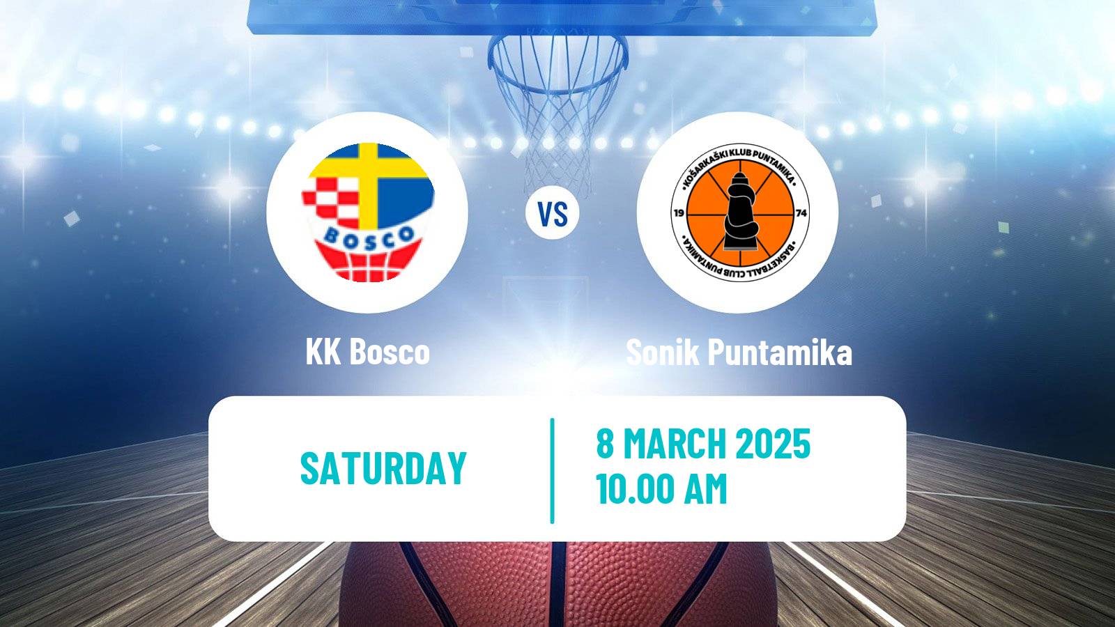 Basketball Croatian Prva Liga Basketball Bosco - Sonik Puntamika