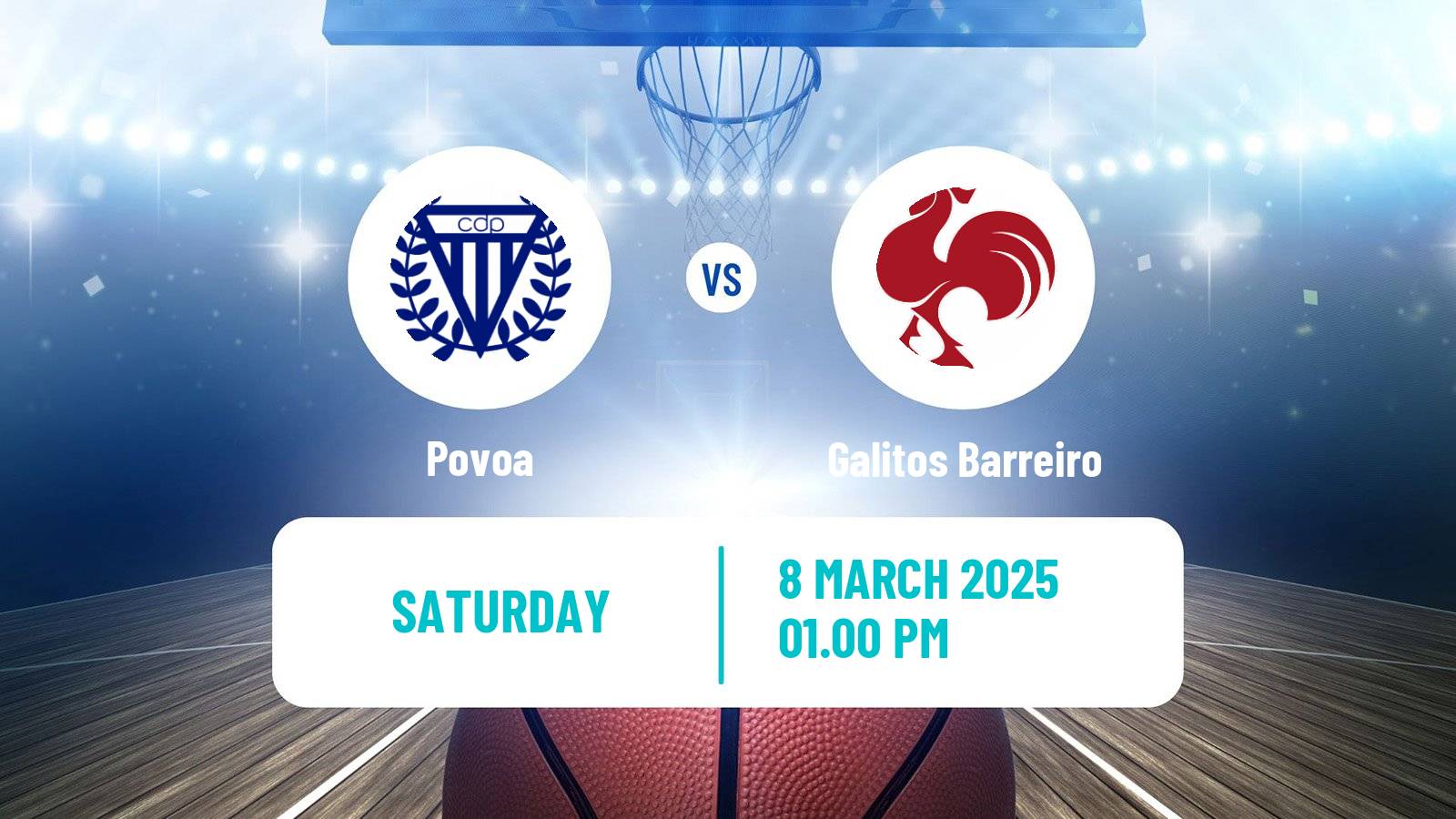Basketball Portuguese LPB Povoa - Galitos Barreiro