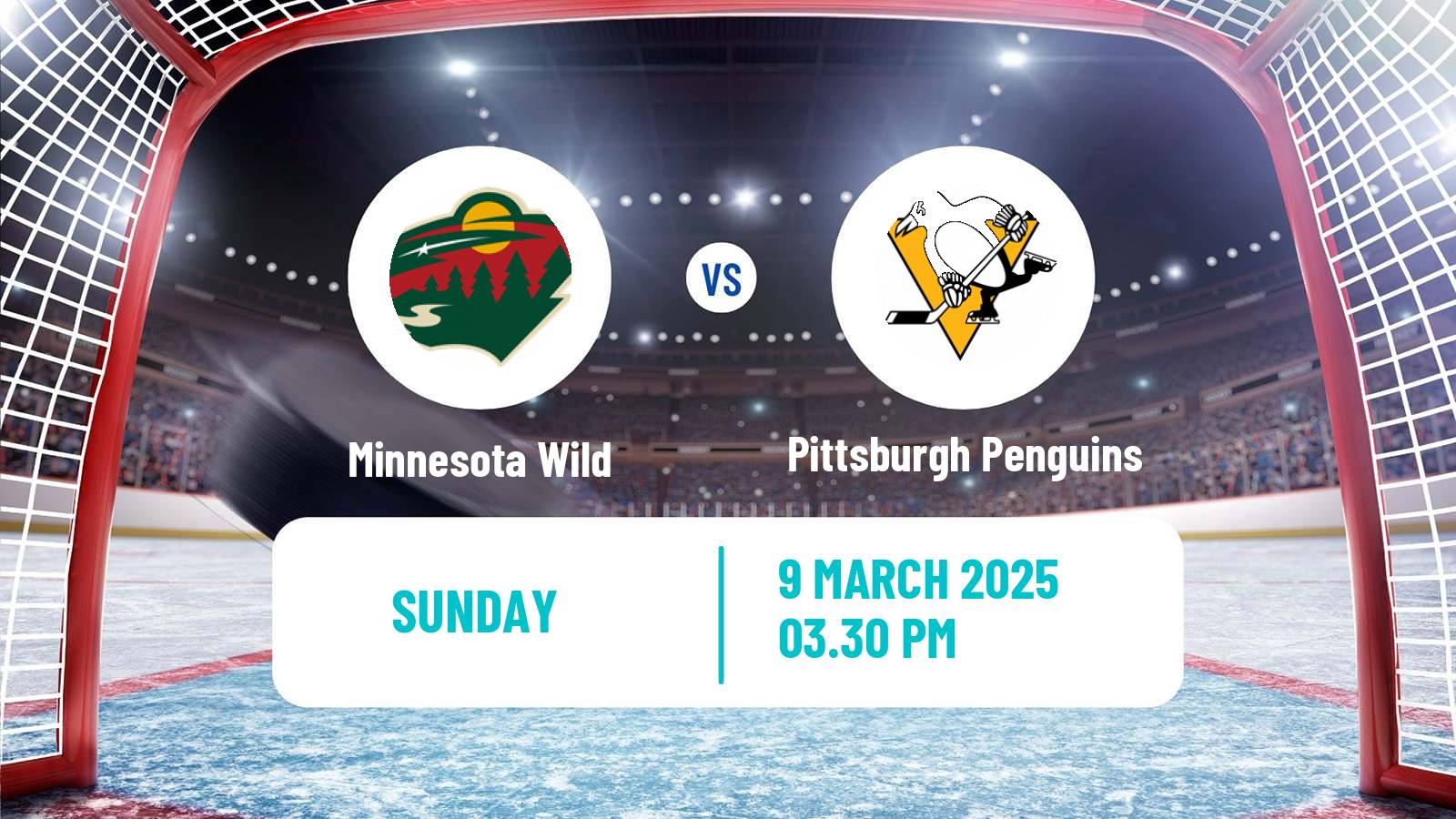 Hockey NHL Minnesota Wild - Pittsburgh Penguins