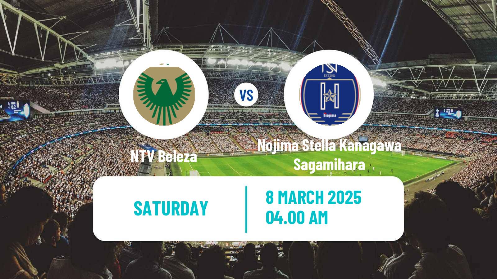 Soccer Japan WE League Women NTV Beleza - Nojima Stella Kanagawa Sagamihara
