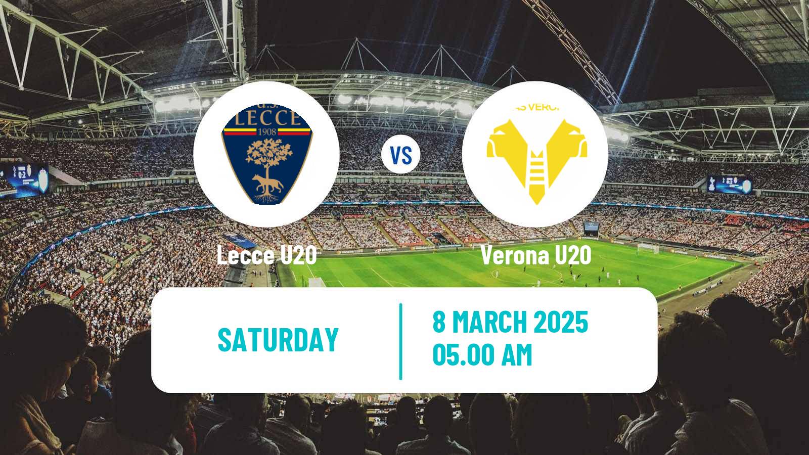 Soccer Italian Primavera 1 Lecce U20 - Verona U20