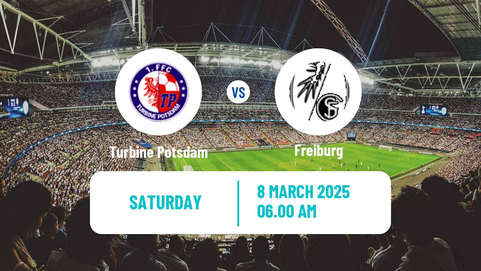 Football German Bundesliga Women Turbine Potsdam - Freiburg