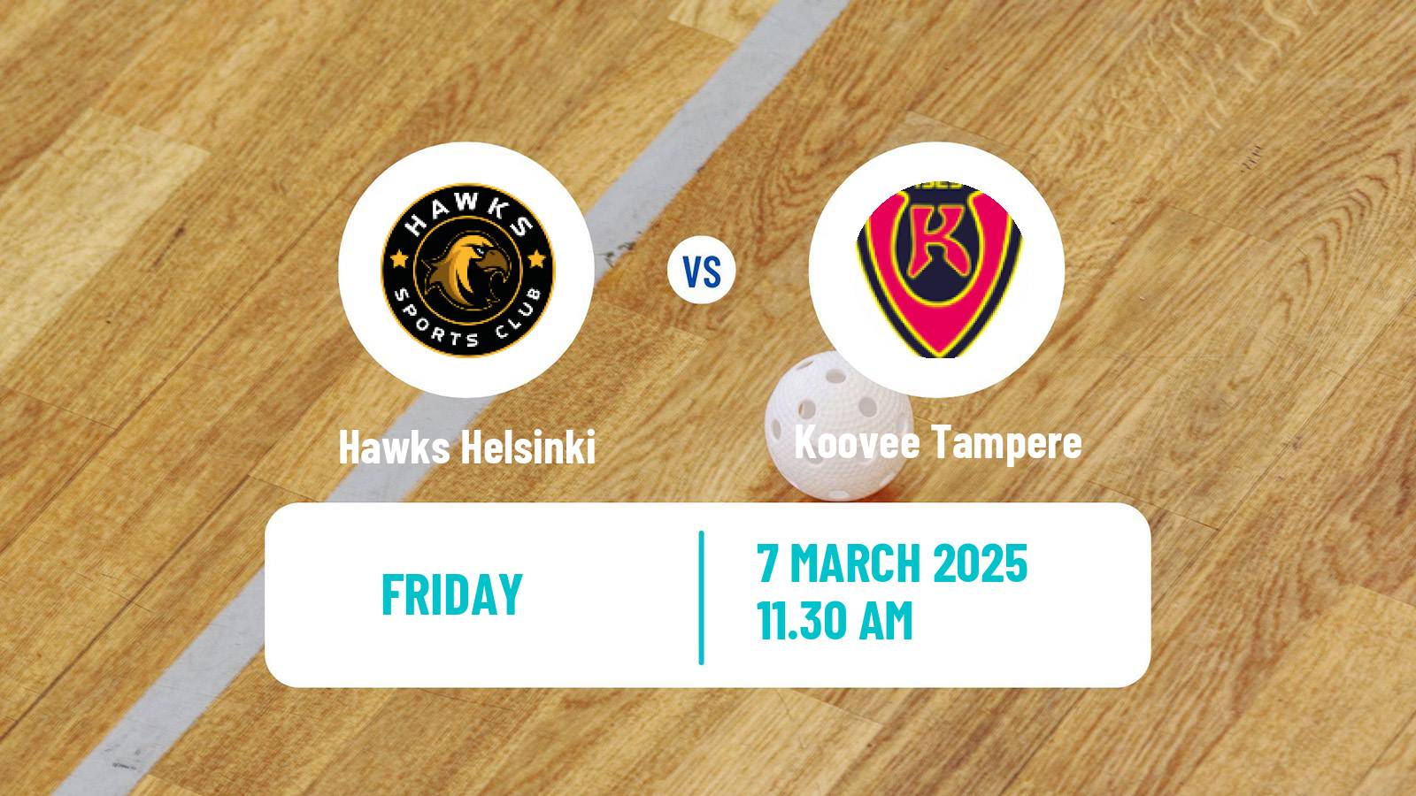 Floorball Finnish Divari Hawks Helsinki - Koovee Tampere