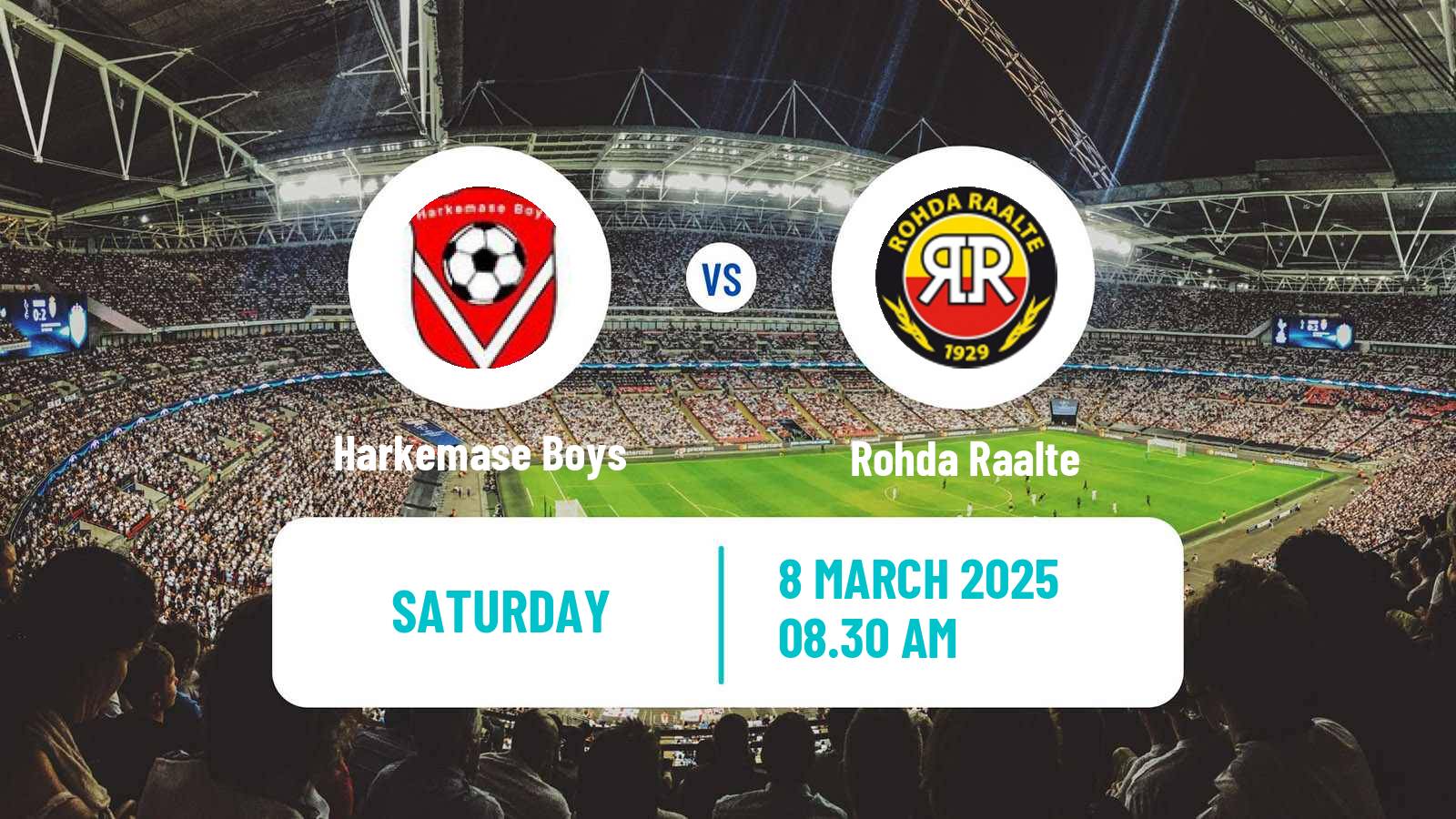 Soccer Dutch Derde Divisie Harkemase Boys - Rohda Raalte