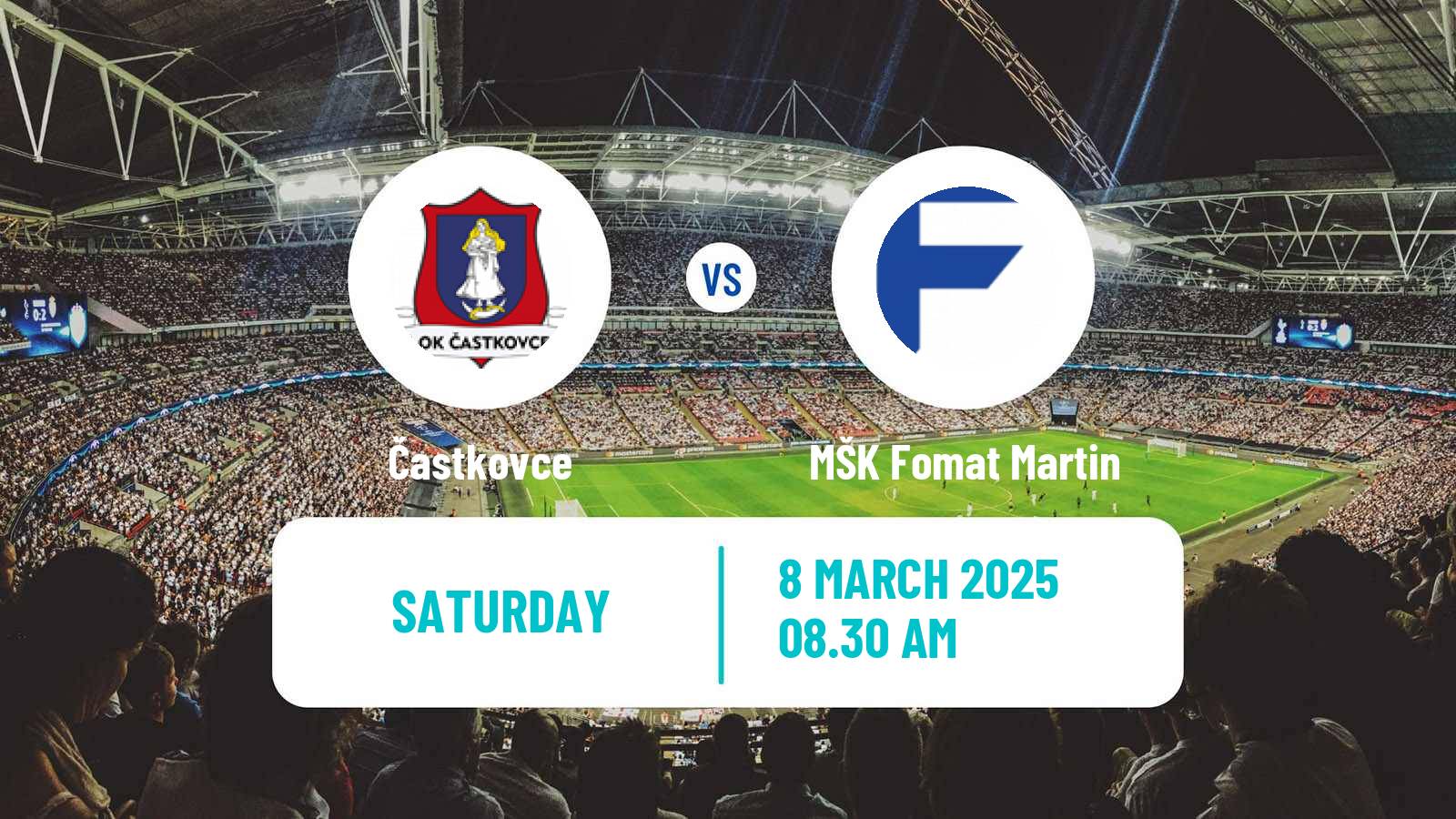 Soccer Slovak 3 Liga West Častkovce - MŠK Fomat Martin
