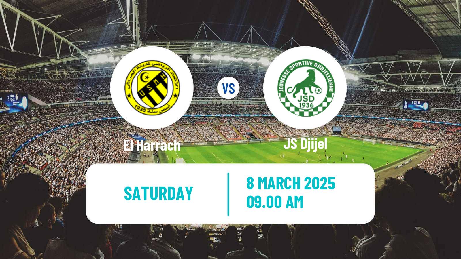 Soccer Algerian Ligue 2 El Harrach - Djijel