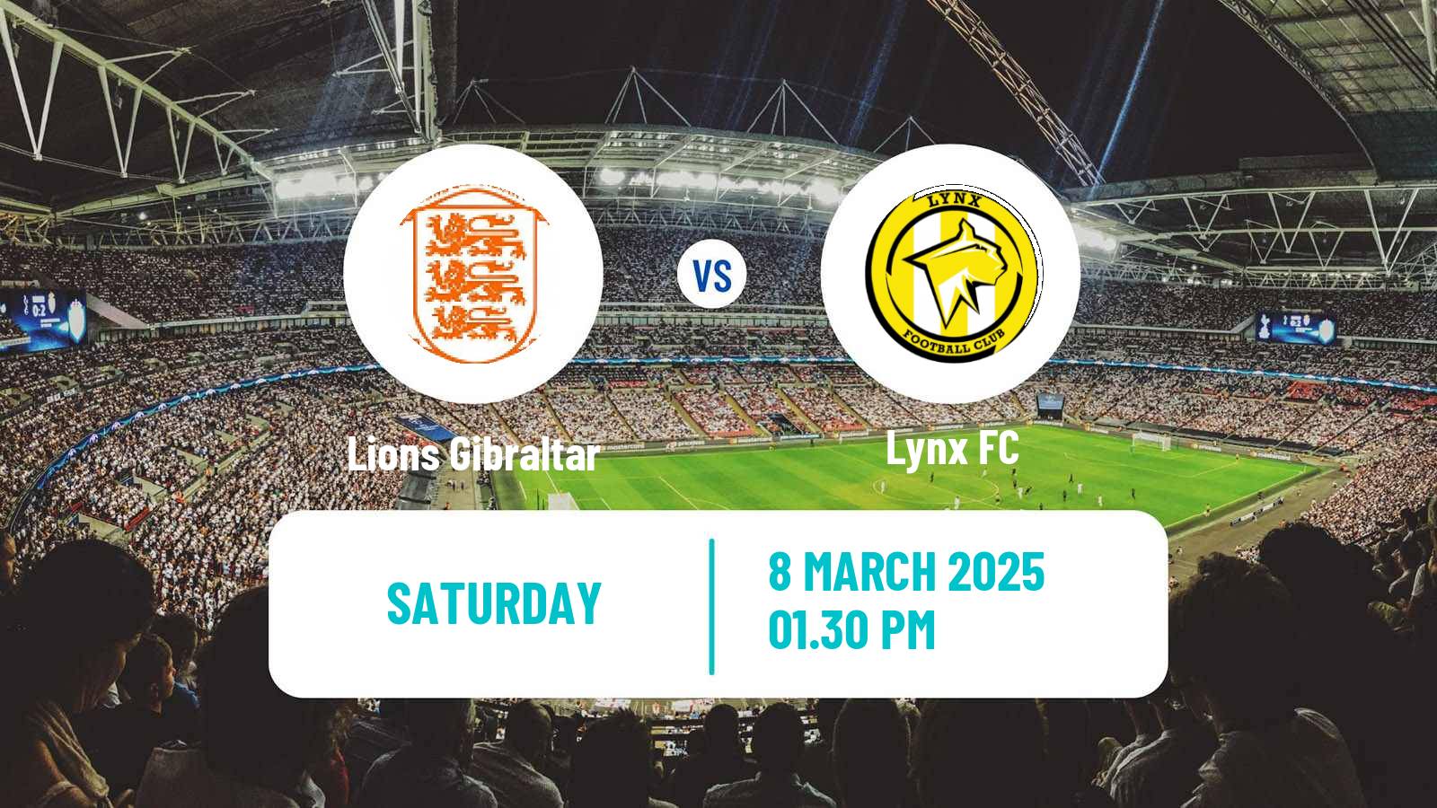 Soccer Gibraltar National League Lions Gibraltar - Lynx