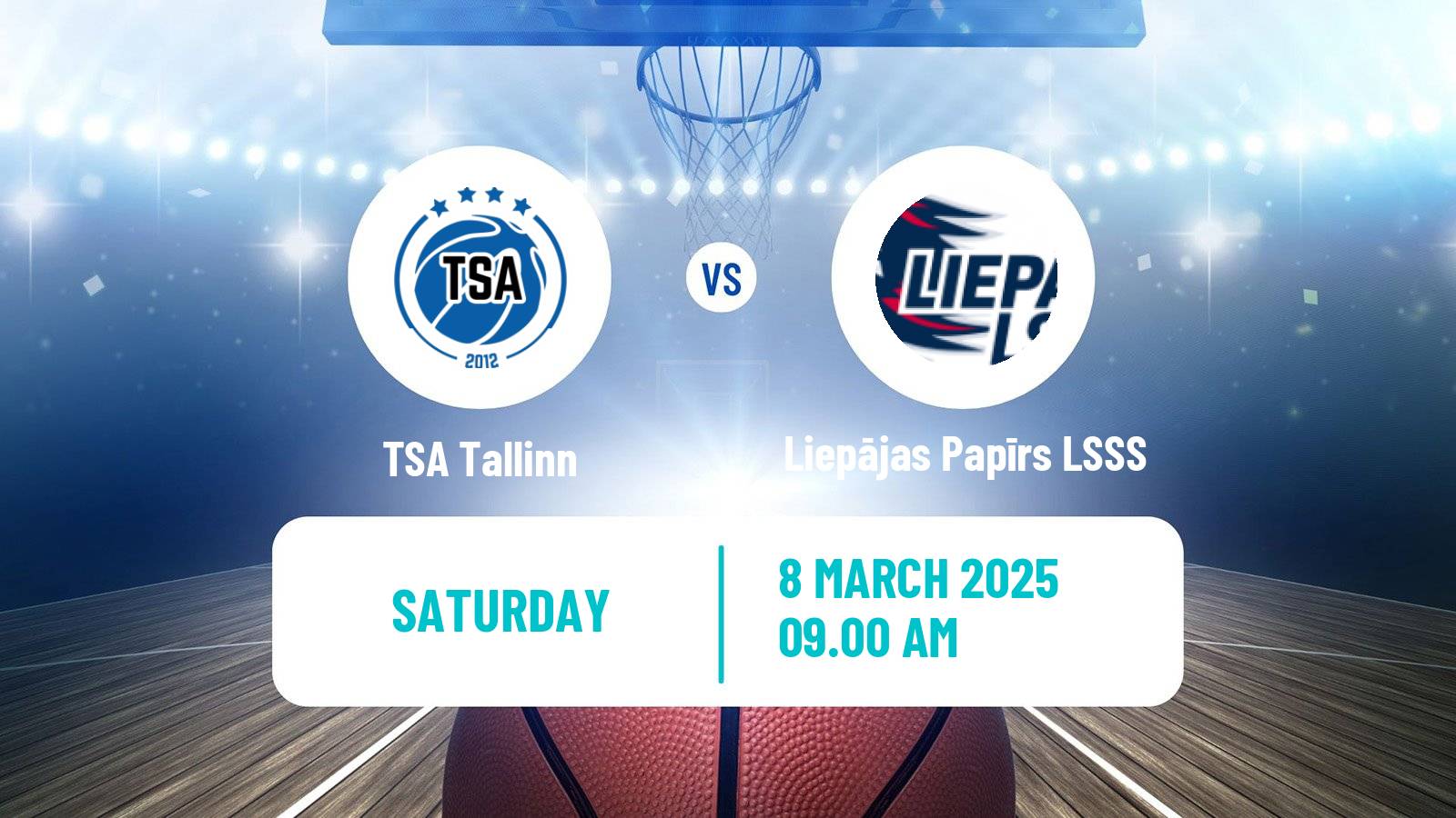 Basketball WBBL TSA Tallinn - Liepājas Papīrs LSSS