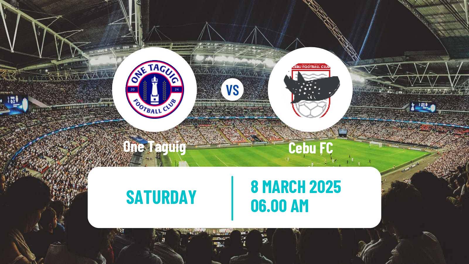 Soccer Philippines PFL One Taguig - Cebu FC