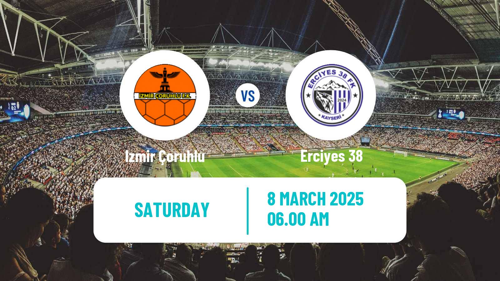 Soccer Turkish 3 Lig Group 4 Izmir Çoruhlu - Erciyes 38