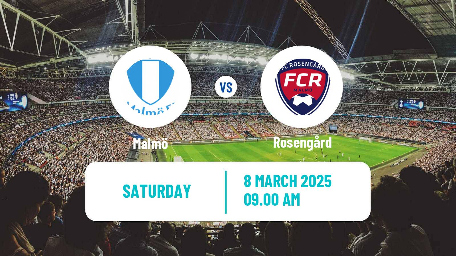 Soccer Svenska Cupen Women Malmö - Rosengård