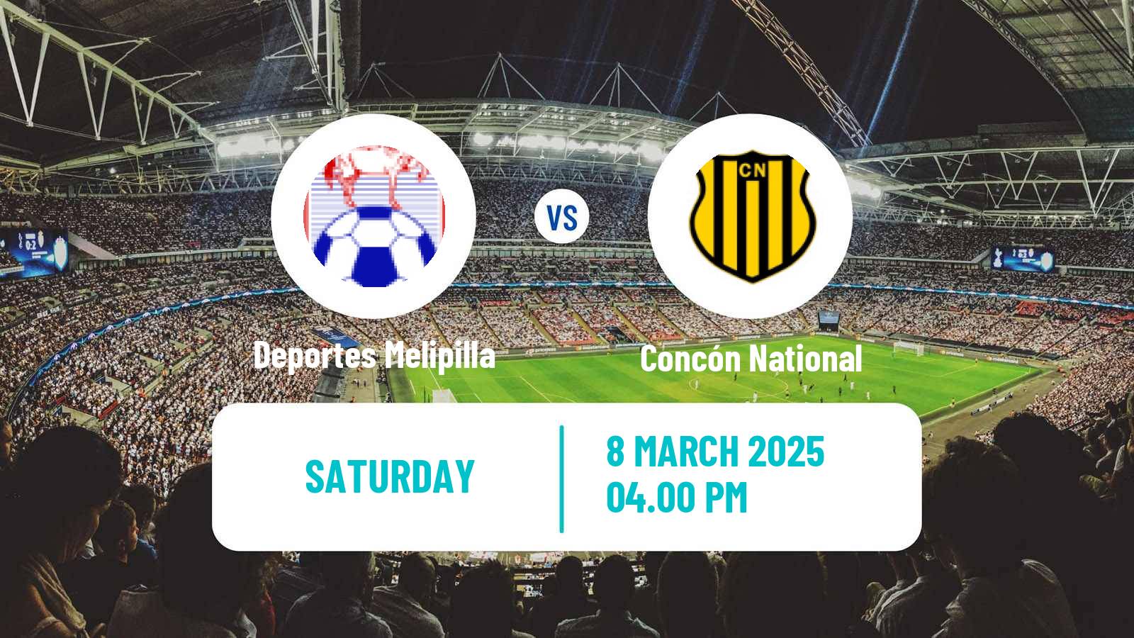 Soccer Chilean Segunda Division Deportes Melipilla - Concón National