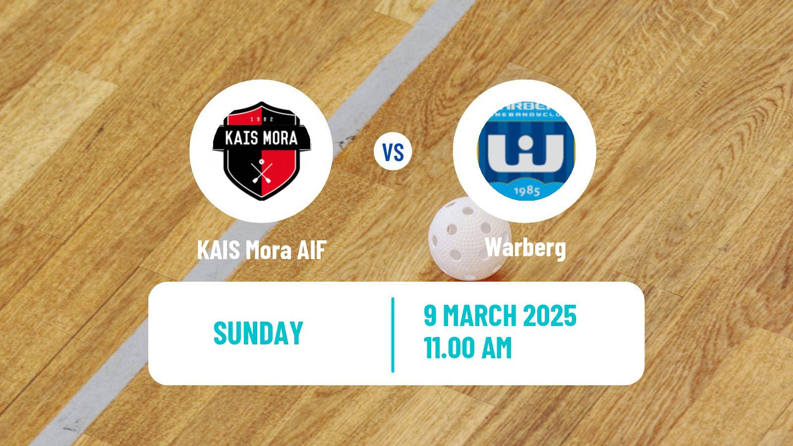Floorball Swedish Superligan Floorball Women KAIS Mora AIF - Warberg