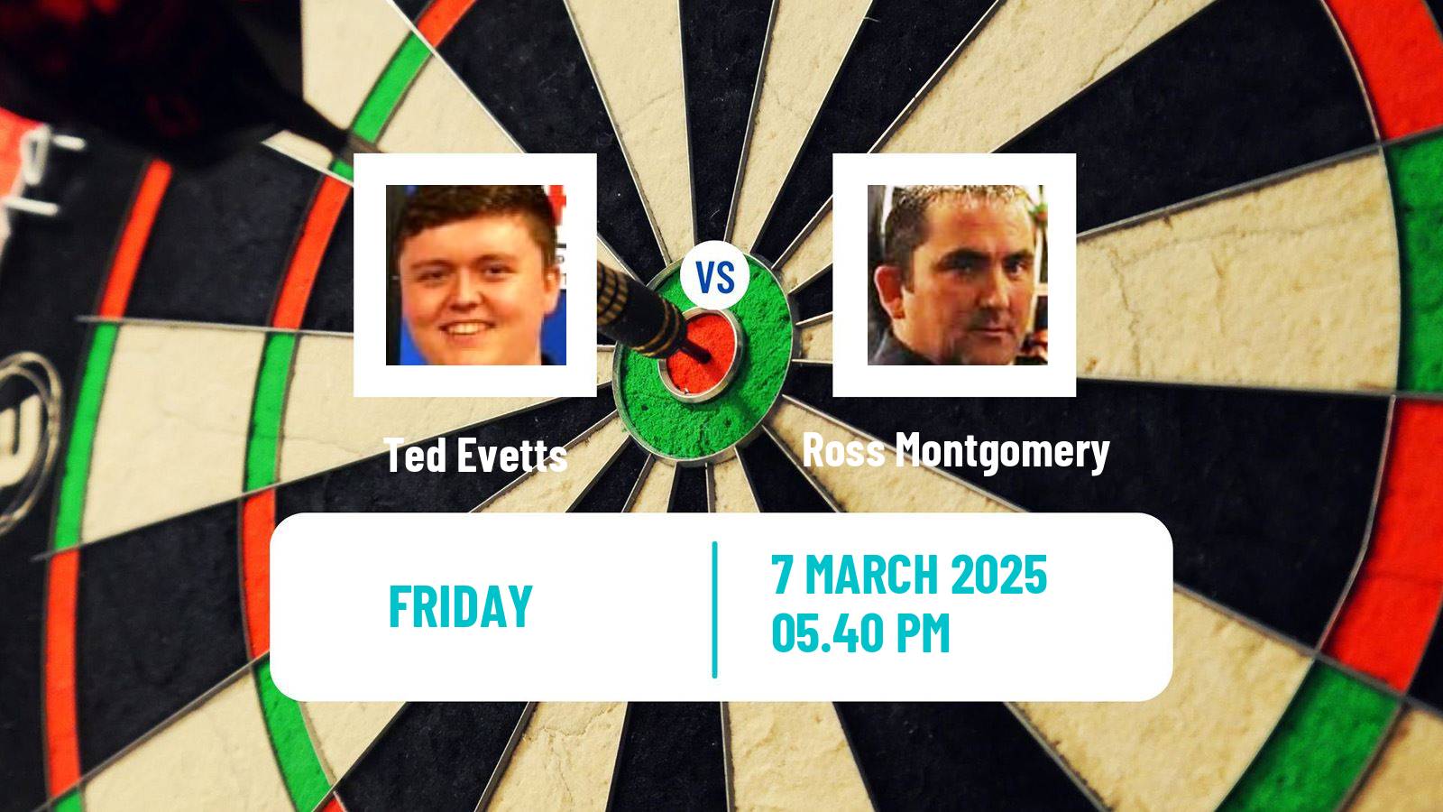 Darts Modus Super Series Ted Evetts - Ross Montgomery