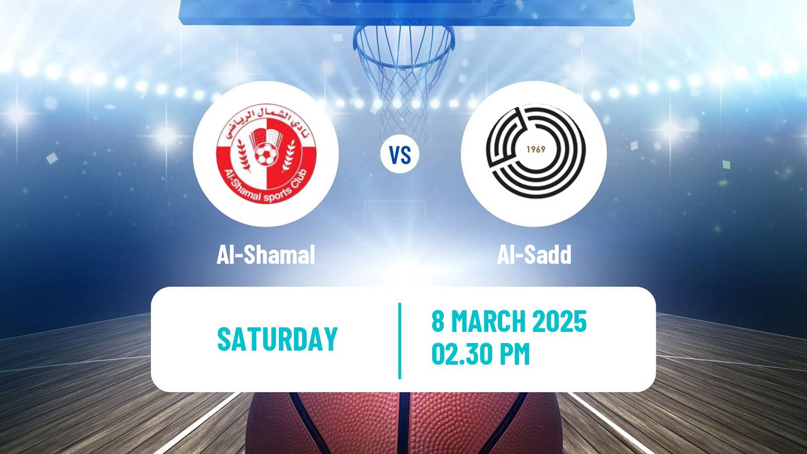 Basketball Qatar Basketball League Al-Shamal - Al-Sadd